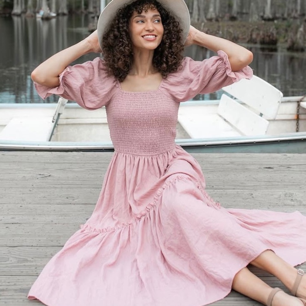 Ivy City Blush Pink Lani dress - Picture 2 of 3